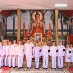 นพค.36 ประกอบพิธีถวายสักการะ สรงน้ำพระบรมศพ และร่วมลงนามแสดงความไว้อาลัย เบื้องหน้าพระฉายาลักษณ์ สมเด็จพระนางเจ้าสิริกิติ์ พระบรมราชินีนาถ พระบรมราชชนนีพันปีหลวง